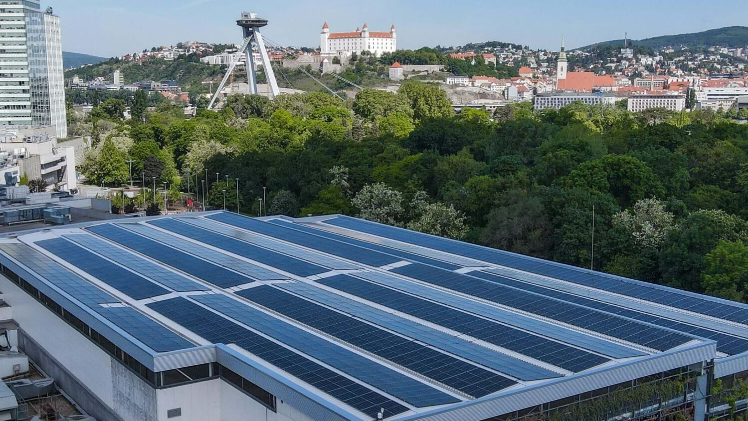 News Article Bratislava Breeam investment photovoltaic retail shopping Slovakia Unibail-Rodamco-Westfield Wood & Company