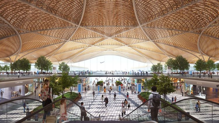 News Article airport architecture economy Foster+Partners Poland