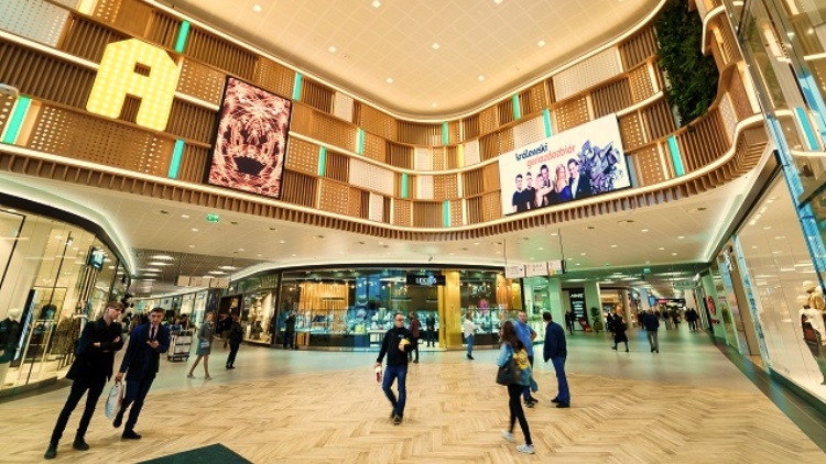 News Article Atrium extension mall Poland retail shopping Warsaw